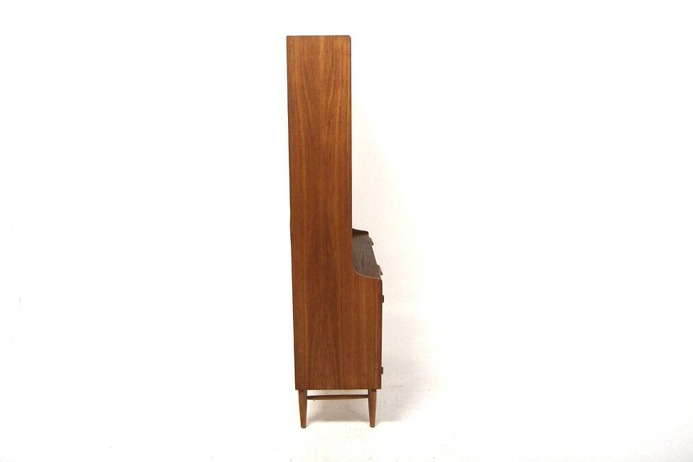 Scandinavian teak secretary, Hugo Troeds, Bjärnum, Sweden, 1950