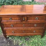 Louis XVI cherry-style chest of drawers