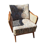 Armchair year 50 canage and compass foot