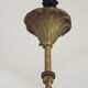 Vintage French traditional bronze chandelier with 5 lights, dating from the mid-last century 5489.