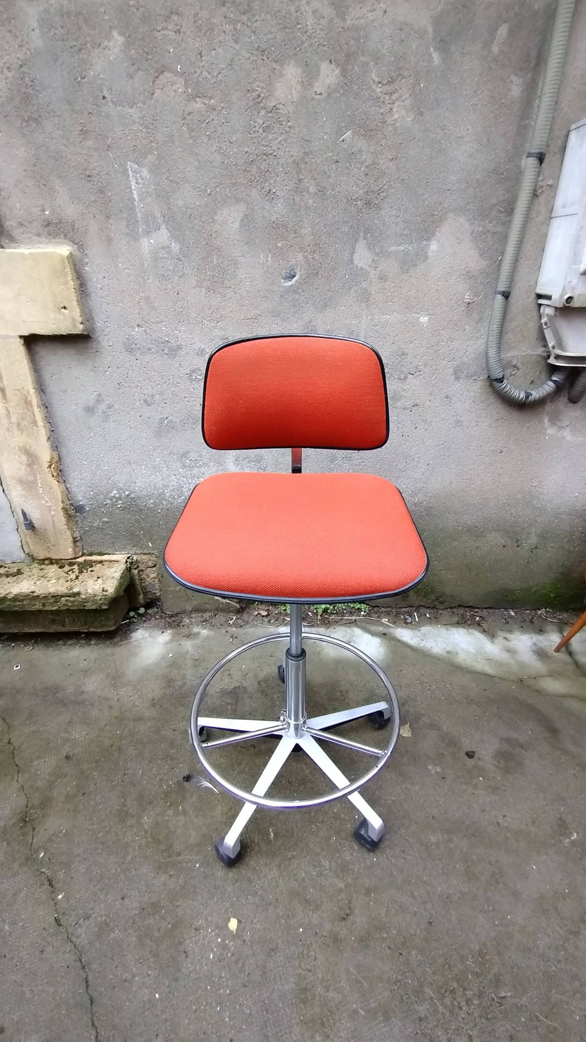 Chaise de bureau vintage en tissu par HAG oslo Norvège