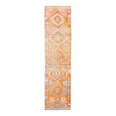 Tapis de couloir Wabi Sabi 3x12, doux et tribal, 96x350 cm