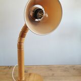 Scandinavian articulated pine lamp