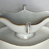 Saucière ancienne en porcelaine de Paris
