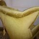 Danish wingback chair years 50-60 green armchair