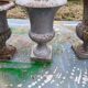 Lot of 6 Medici Cast Iron Vases from Charleville - Mézières 1900