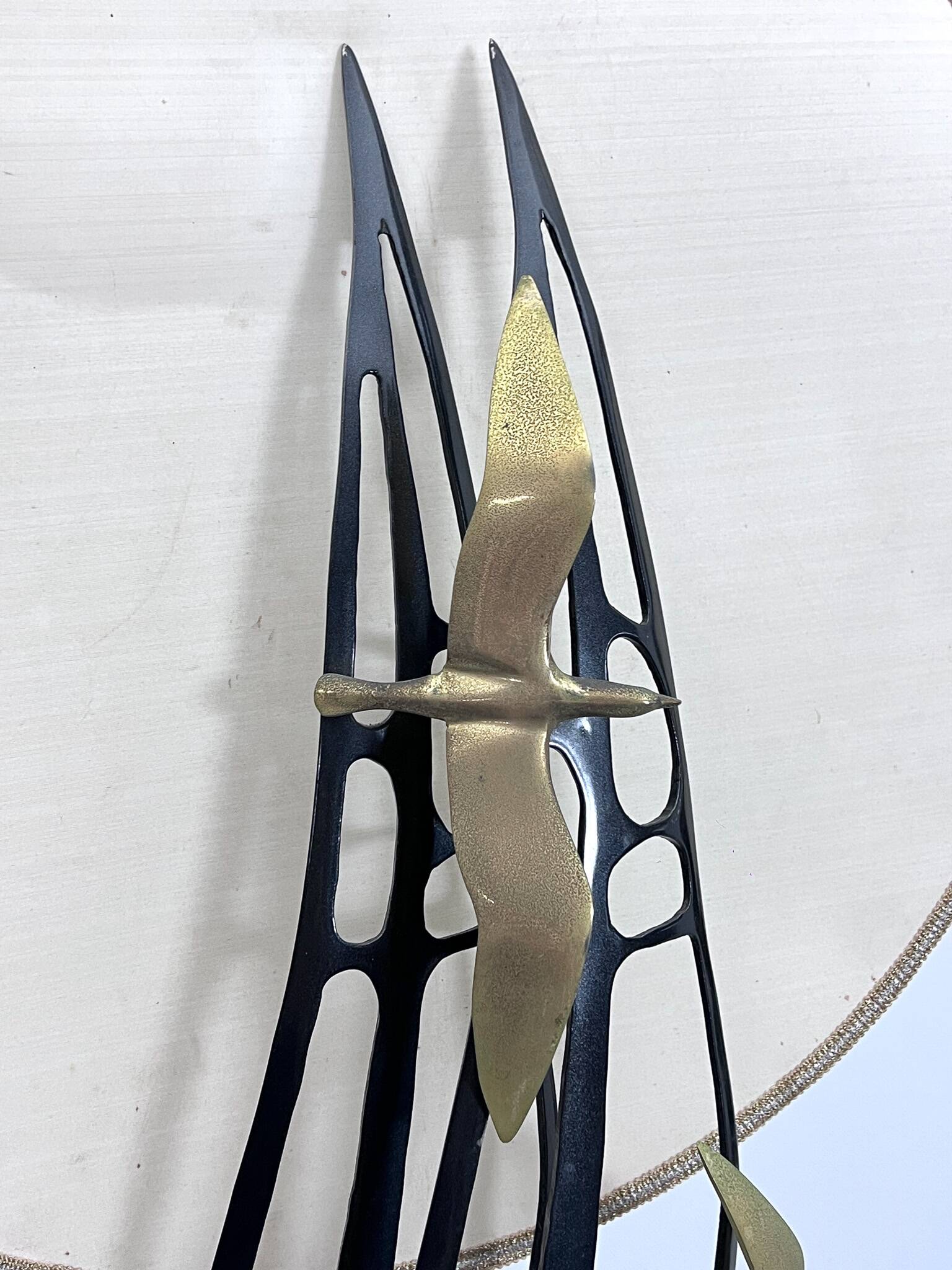 Lanciotto Galeotti, Midcentury Gold-Plated Italian Lamp by L'Originale, 197