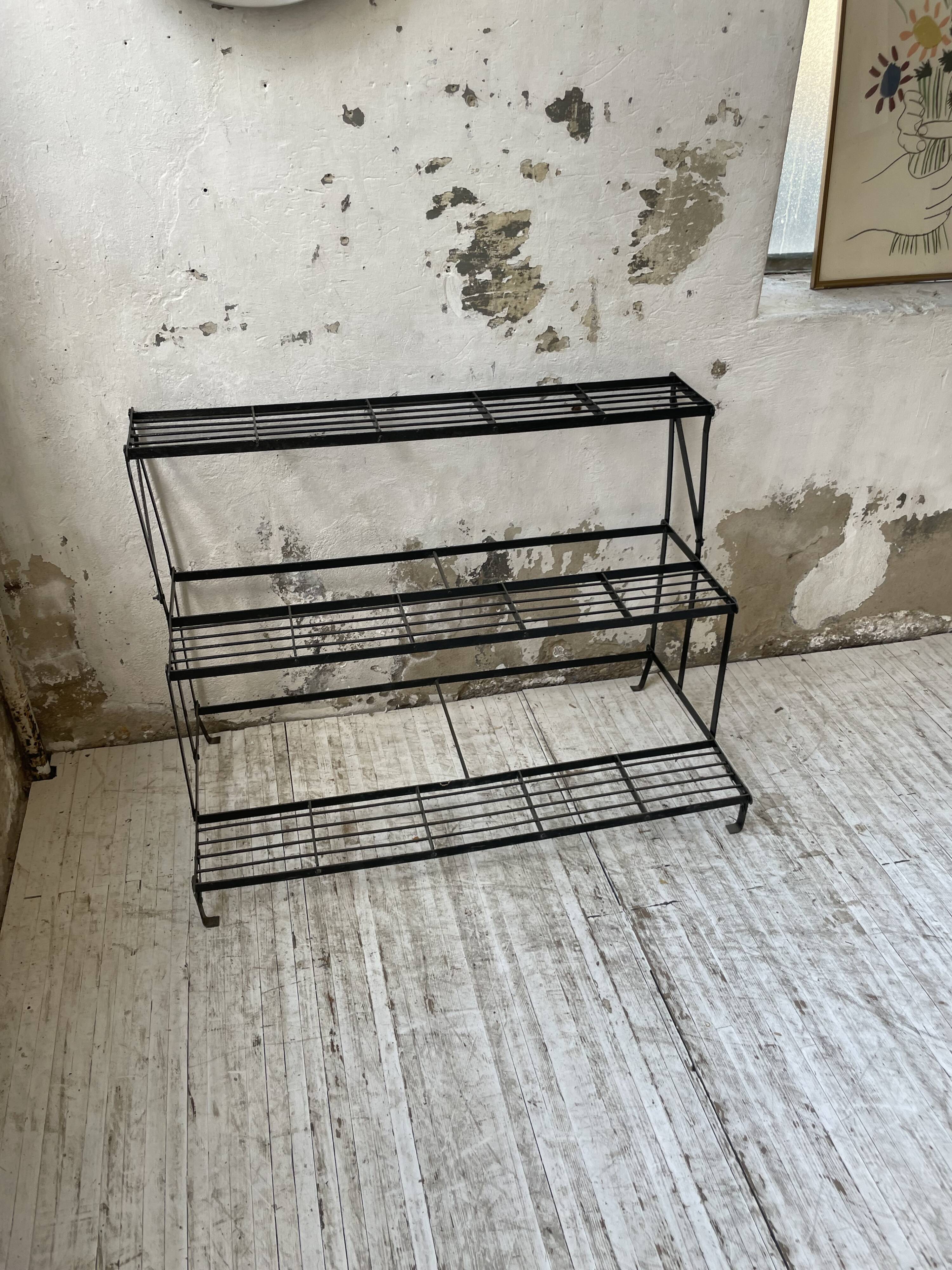 Plant holder florist metal staircase