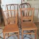 4 mismatched chairs