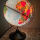 SEDIJE France illuminated terrestrial globe from the 70s