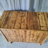Compass wooden chest