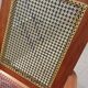 Fauteuil acajou cannage années 60
