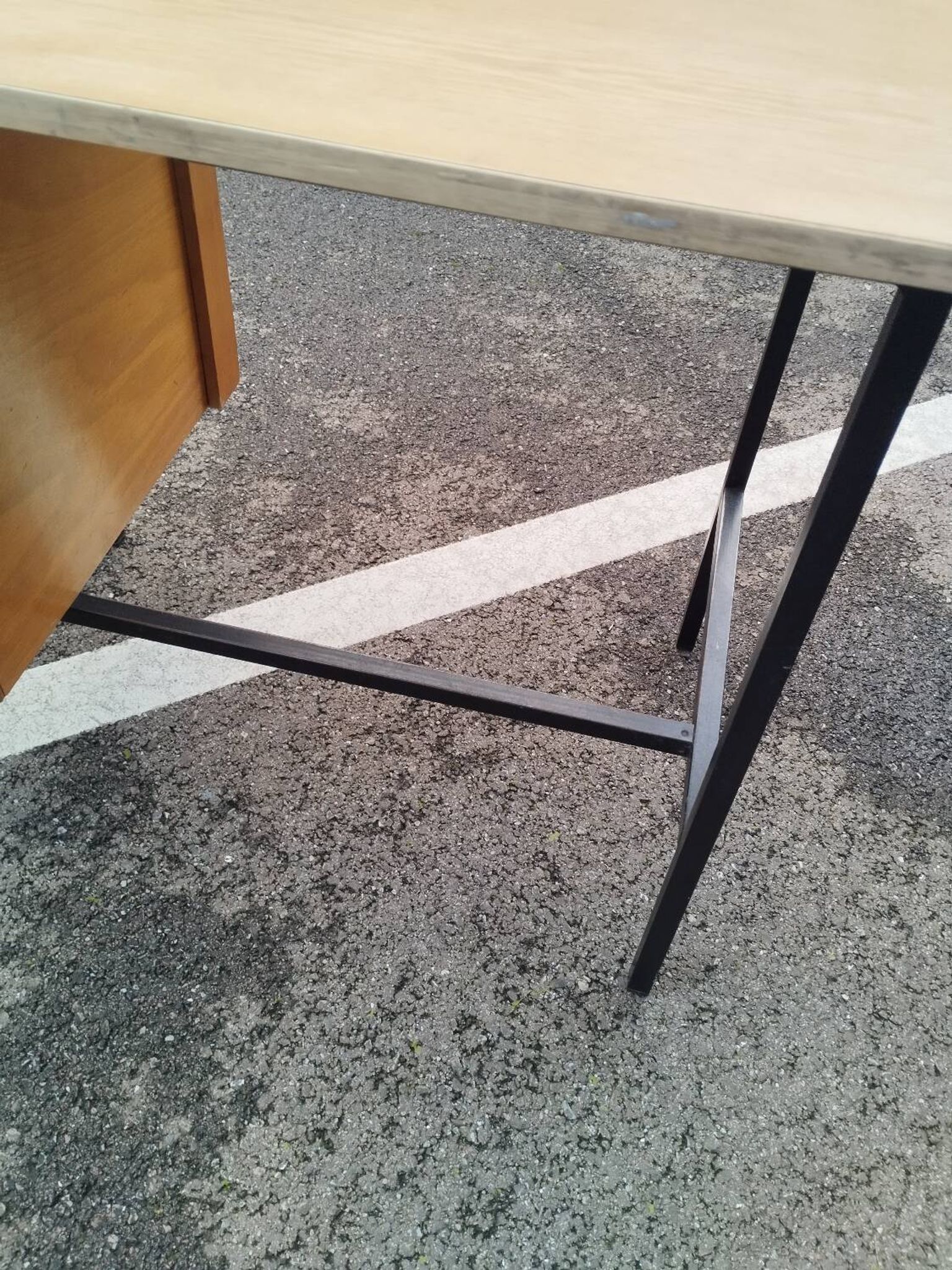 Vintage metal desk