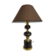 Vintage 70s lamp, painted metal and brass