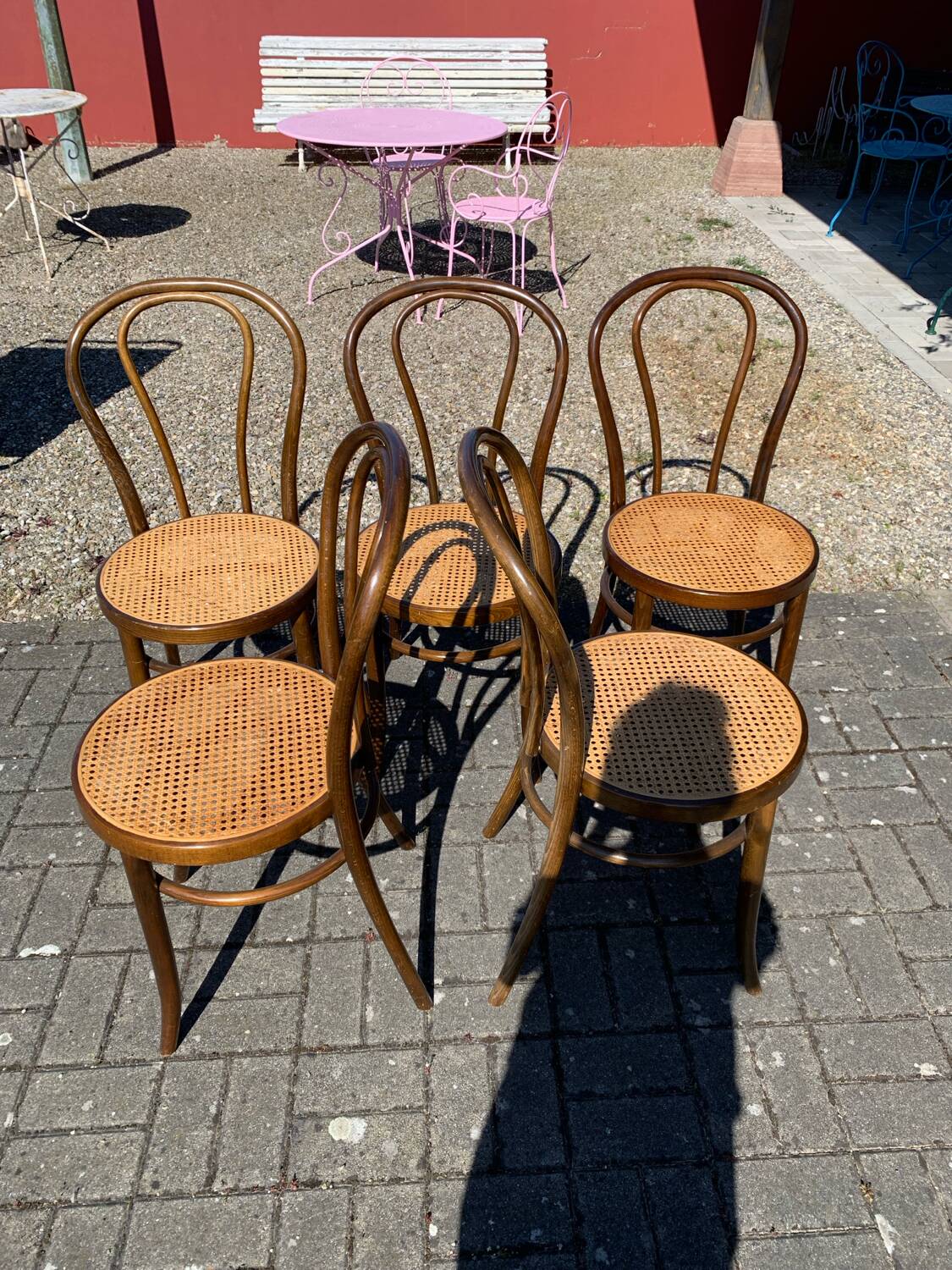 Lot de 5 chaises de bistrot