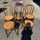 Lot de 5 chaises de bistrot