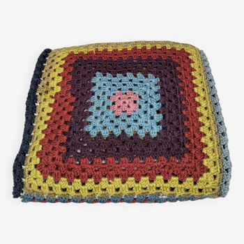 Crochet granny blanket