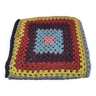 Crochet granny blanket