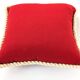 Floral decorative cushion | Wool embroidery | 70s