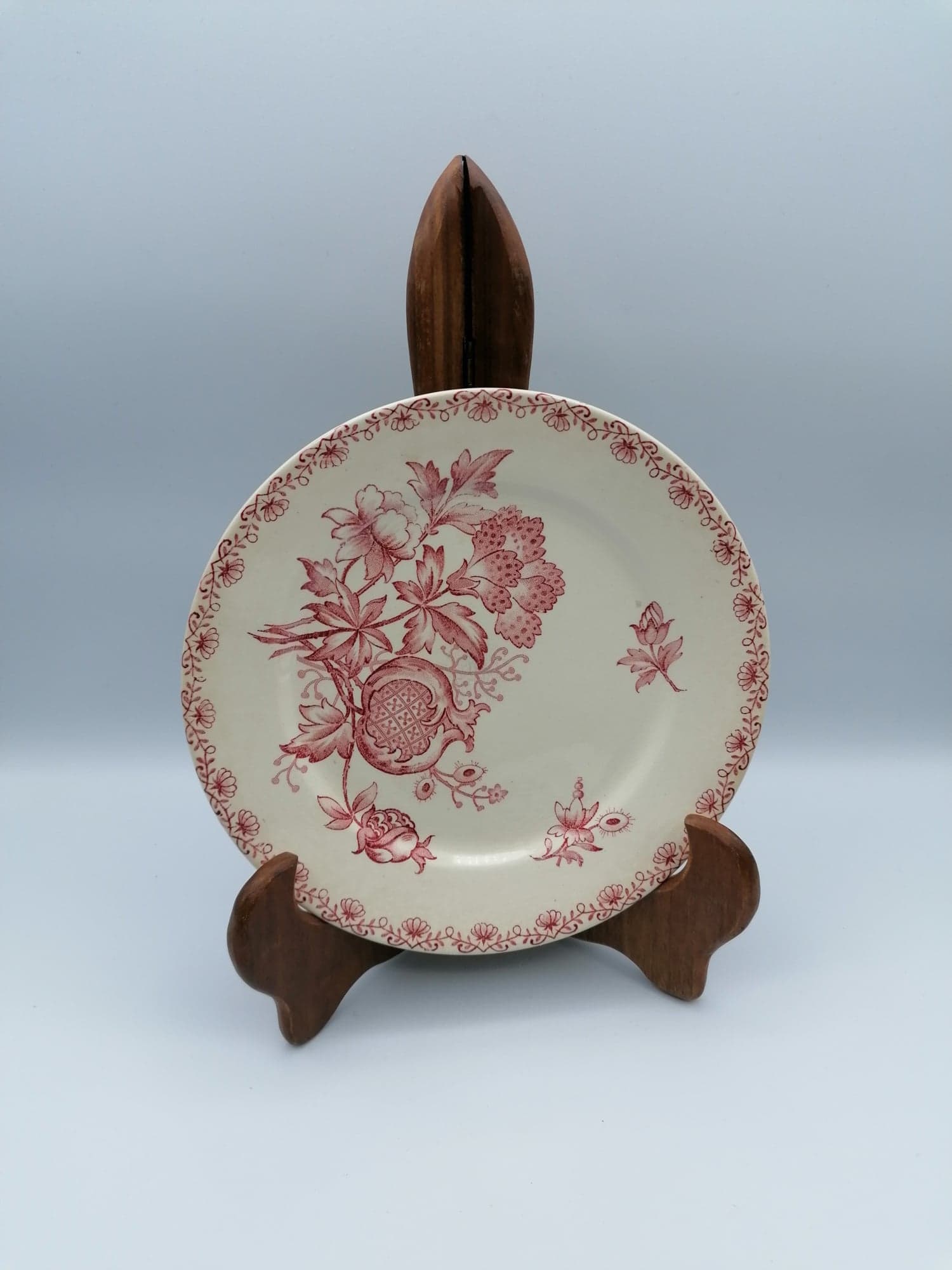 Set of 6 Alma Sarreguemines dessert plates