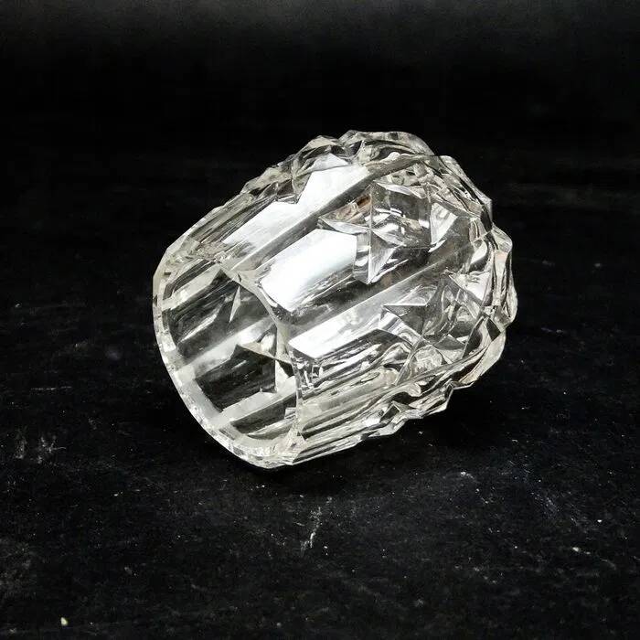 K8z crystal toothpick holder in art deco style