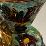 Cerdazur Monaco vase in ceramic with fish decoration