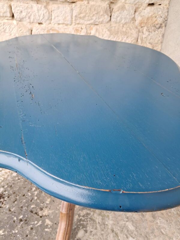 Table violon patinée