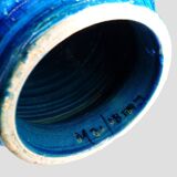 Blue Bitossi lamp Aldo Londi, Italy 1960