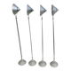 Serie de 4 suspensions Artemide "mikado" design F.A. Porsche années 80