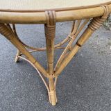 Rattan coffee table