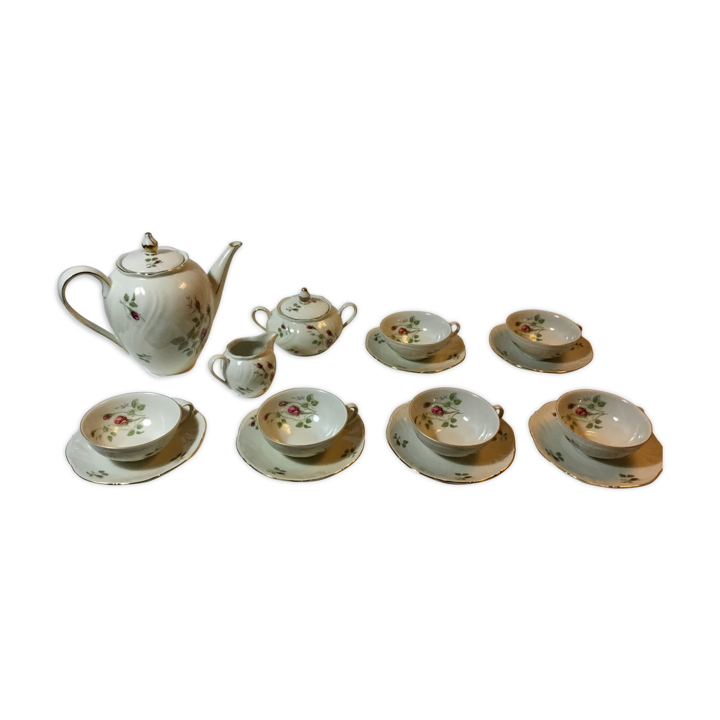 Swiss porcelain tea or coffee service