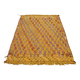 Tapis kilim jaune fait main