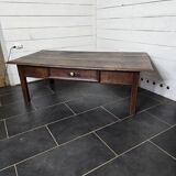 Old solid oak coffee table