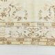 Tapis persan à motif oriental crème et beige 5x8, 150x250 cm