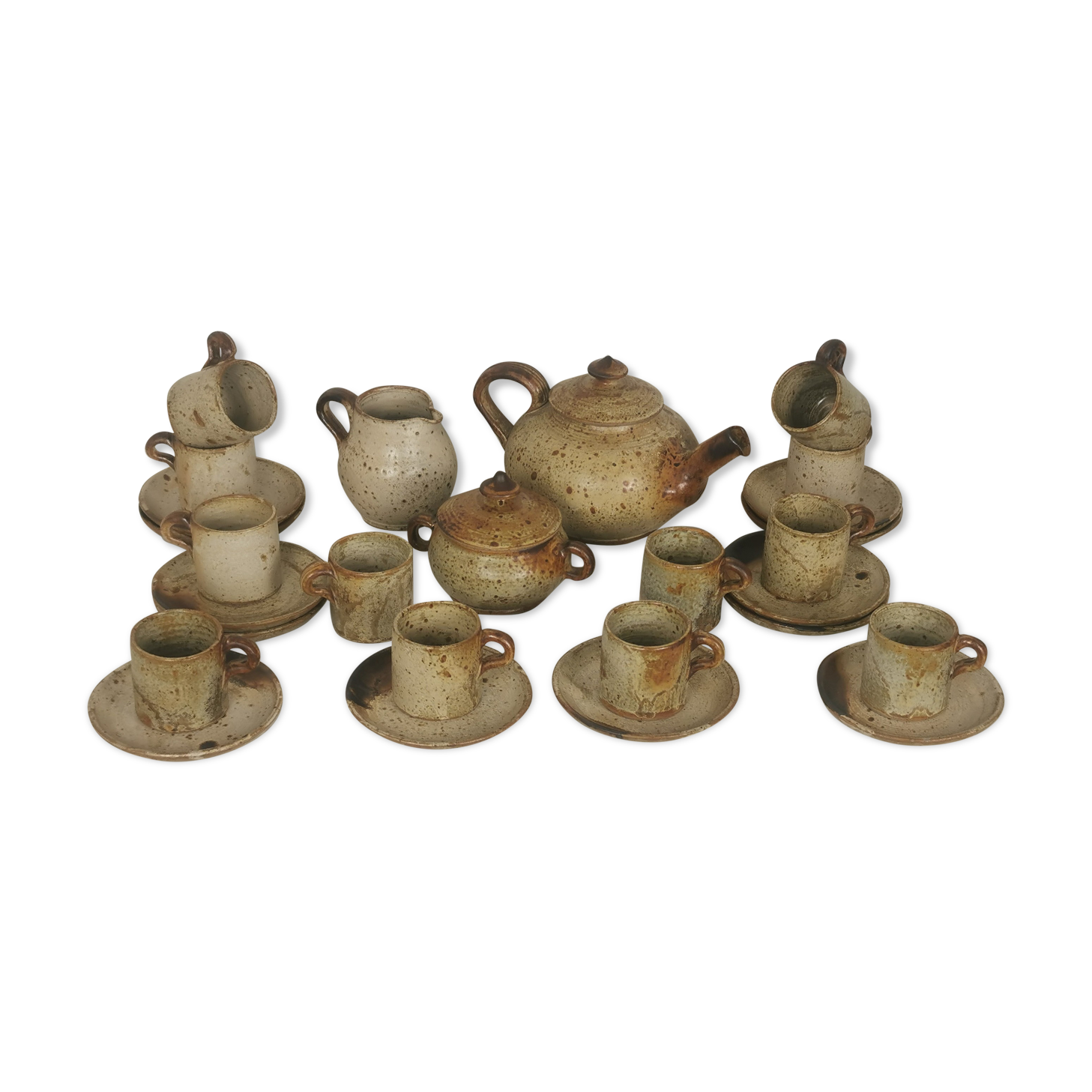 Stoneware coffee service