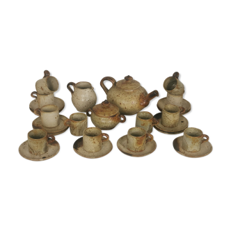 Stoneware coffee service