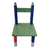 Vintage children's pencil chair pierre sala