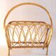 Rattan magazine holder
