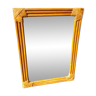 Rectangular mirror in rattan 56x41cm