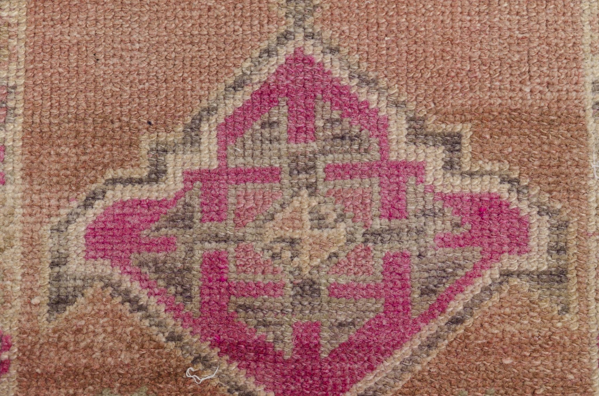 Tapis de couloir antique anatolien