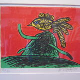 Lithograph signed and numbered by Beverloo Corneille 1991