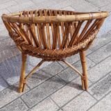 Rattan armchair