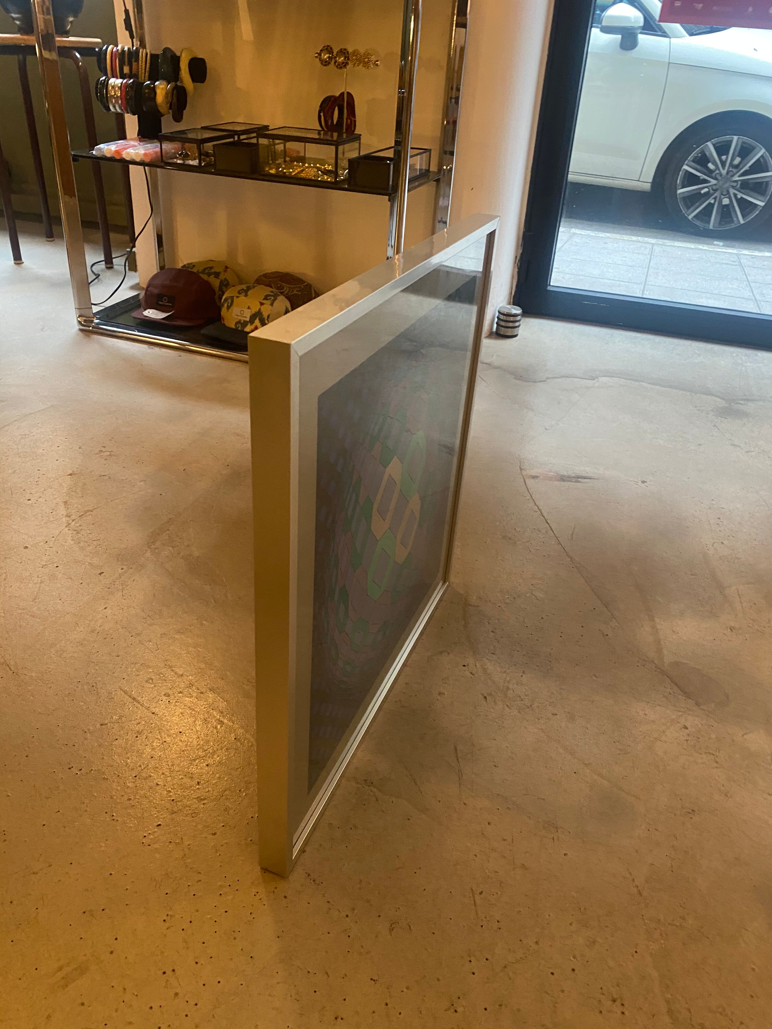 Okta Pos de Vasarelly lithograph