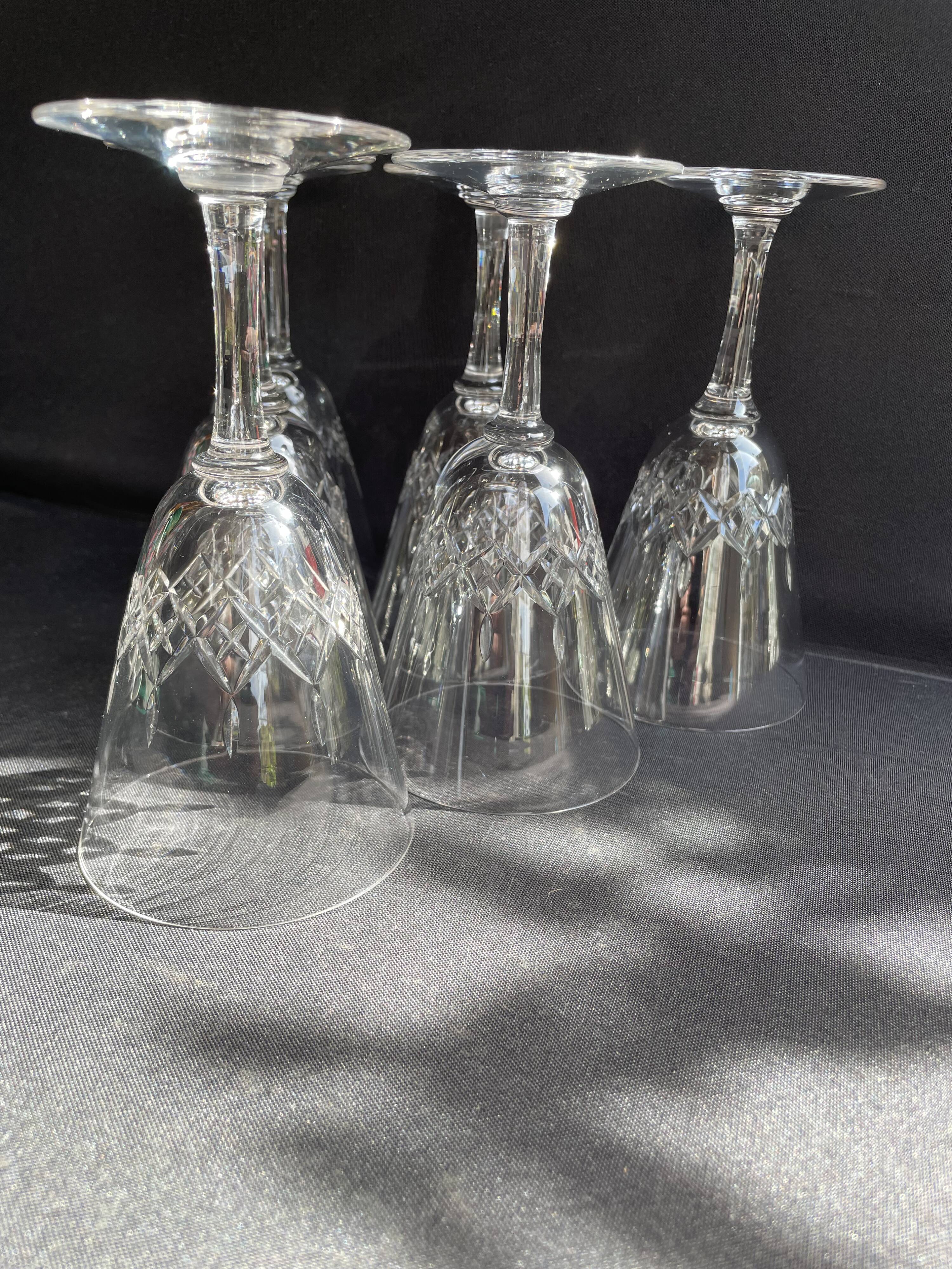 6 port glasses – Cristallerie de Nancy (1920-1934)