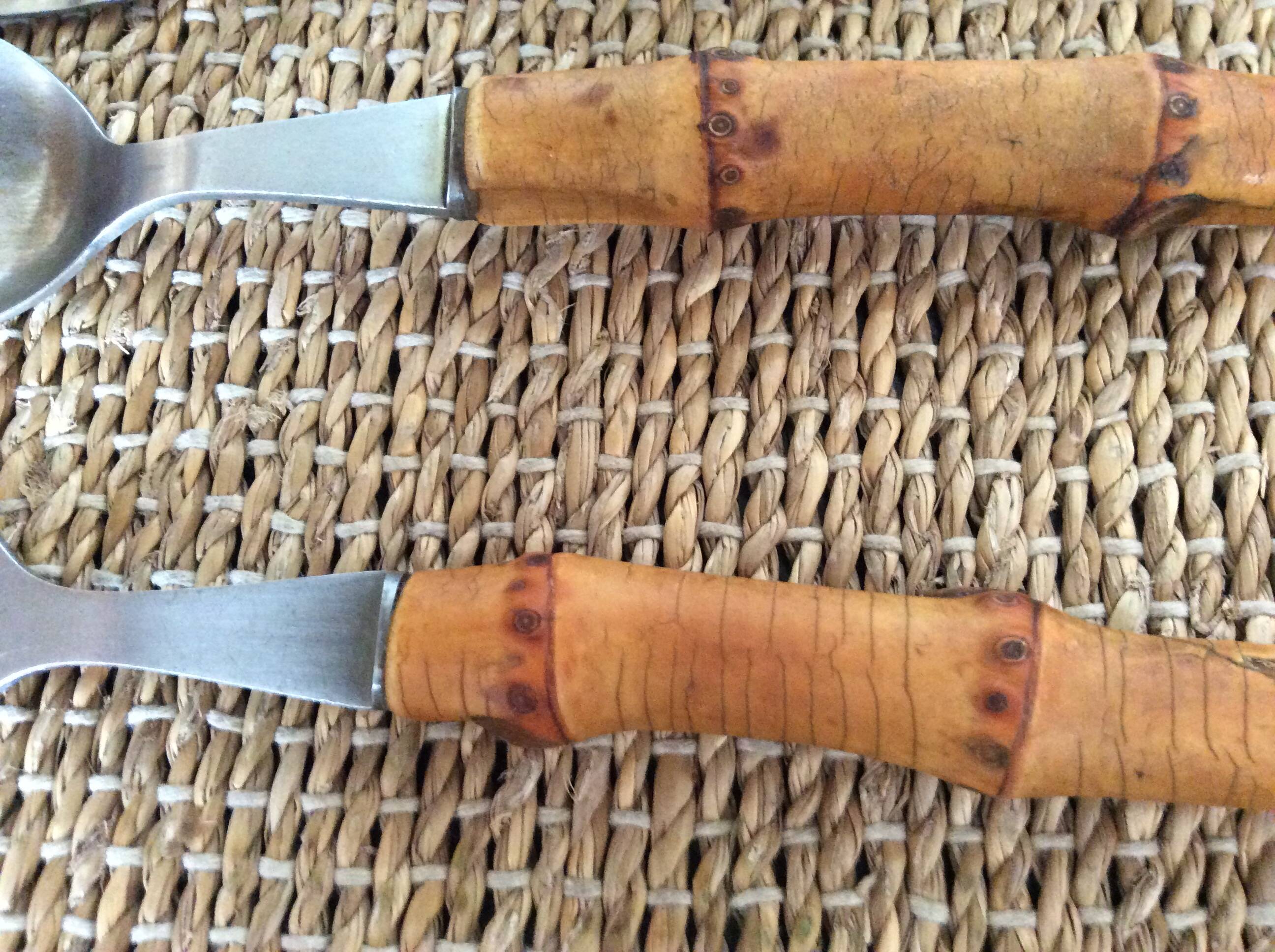 Bamboo cutlery set