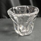 Vintage, small Val Saint Lambert crystal vase, 20th century