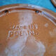 Set of 3 vintage Polish plates from Cepelia, antique tableware.