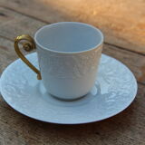 Mocha cup and its Swiss porcelain saucer, 1979