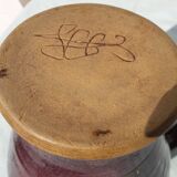 Signed ceramic pitcher