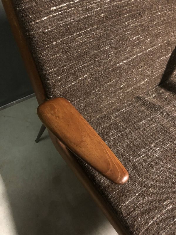 CHAISE BOOMERANG POUR FRANCE & SON PAR HVIDT & MOLGAARD NIELSEN